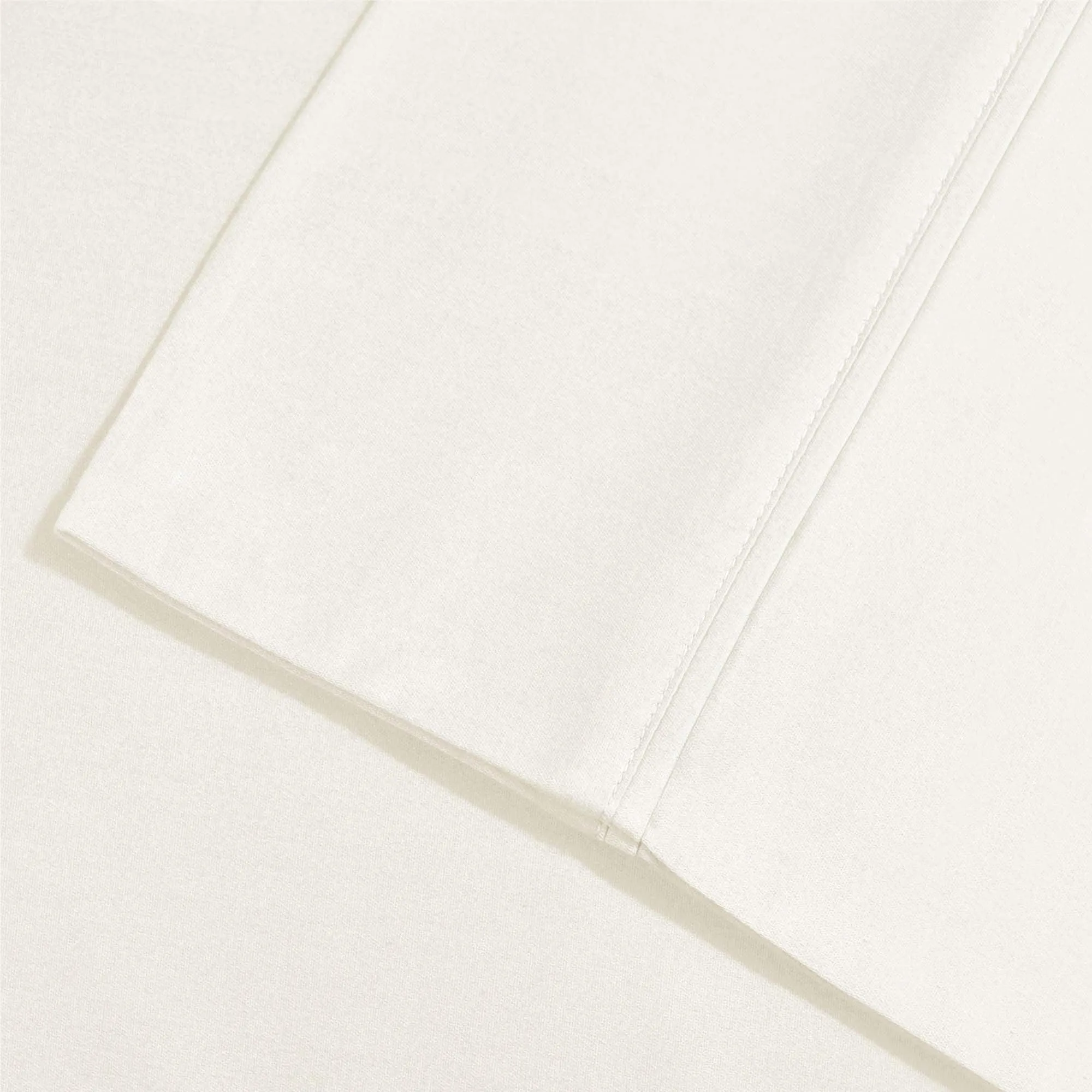 1000 Thread Count Cotton Blend Solid Deep Pocket Bed Sheet Set