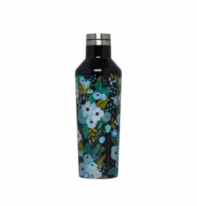 16 oz Canteen - Rifle Paper Co. Garden Party Blue