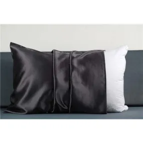 19 Momme silk pillowcase - Envelope - Queen - Dark Grey