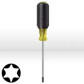 19543 Klein Tools Torx Screwdriver,TORX,T20 TIP Size,8-5/16 INCH O/L,4 SHANK,COLOR CODE GREEN