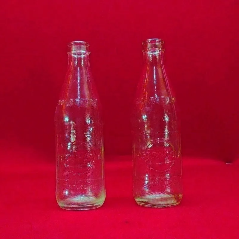 1969 Pepsi-Cola Clear Glass Bottles