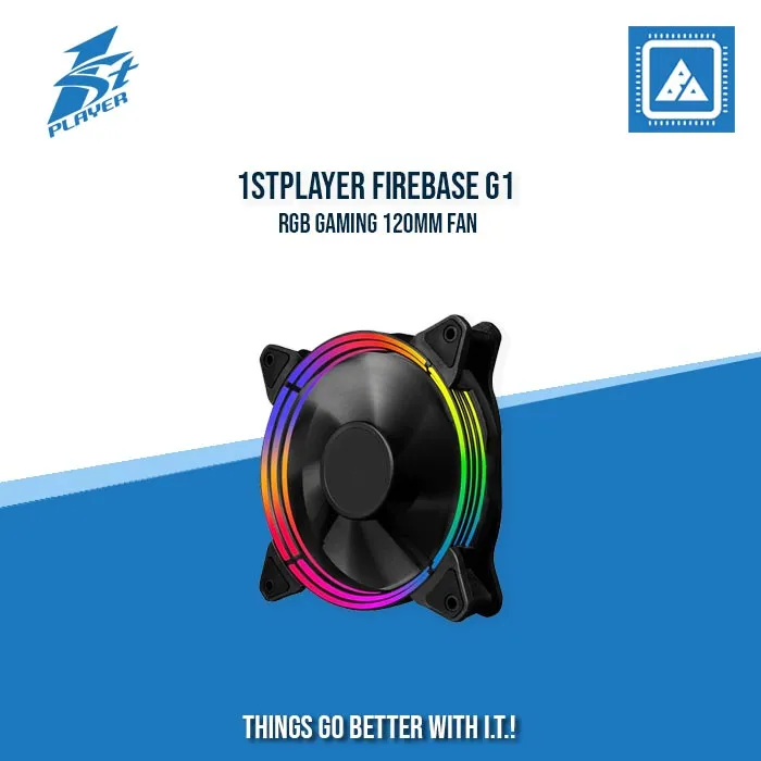 1STPLAYER FIREBASE G1 RGB GAMING 120MM FAN