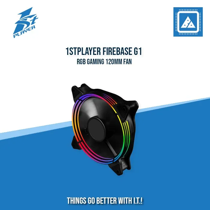 1STPLAYER FIREBASE G1 RGB GAMING 120MM FAN