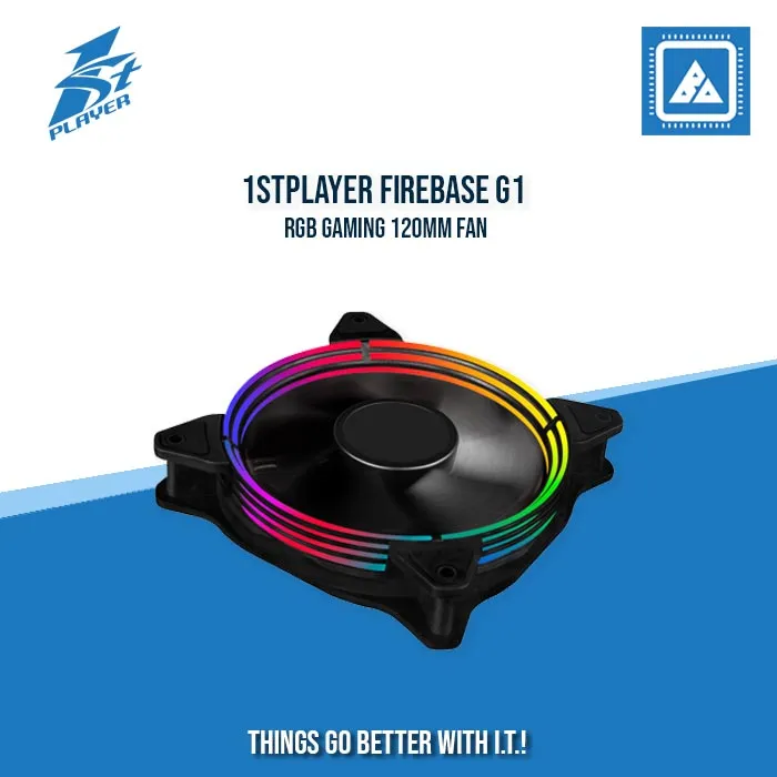 1STPLAYER FIREBASE G1 RGB GAMING 120MM FAN