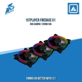 1STPLAYER FIREBASE G1 RGB GAMING 120MM FAN