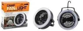 2-In-1 LED Light Camping Fan