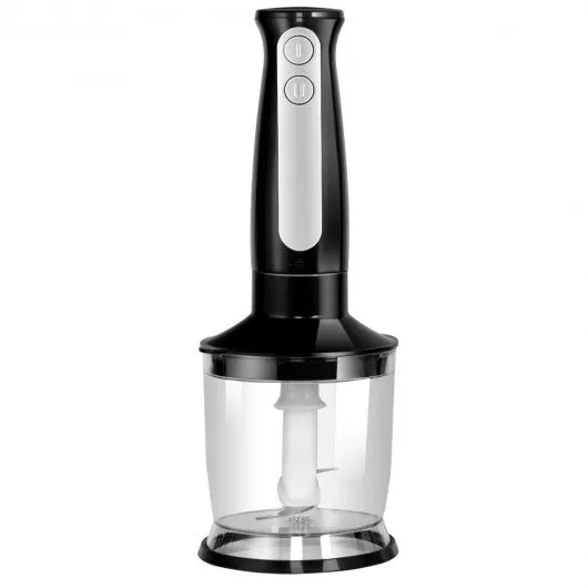 2 Speed 600 W 4 in 1 Electric Immersion Hand Blender-Black