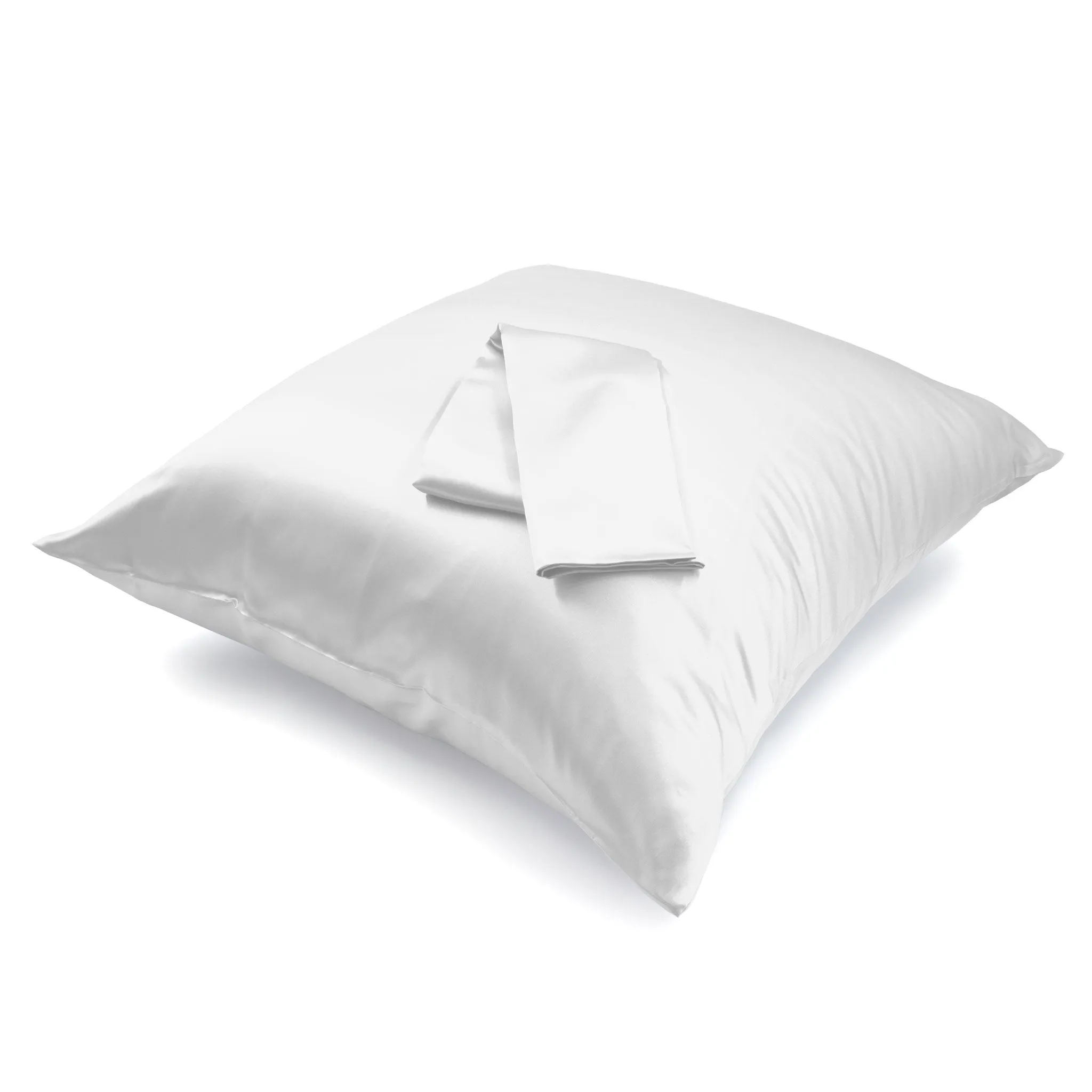 22 Momme Silk Euro Sham - White