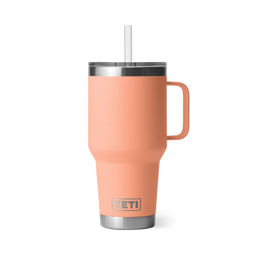 35 oz. / 1L Straw Mug w/ Straw Lid - Lowcountry Peach