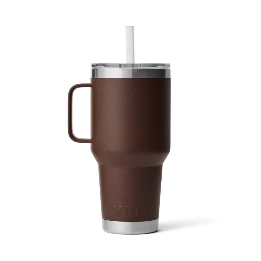 35 oz. / 1L Straw Mug w/ Straw Lid - Wetlands Brown