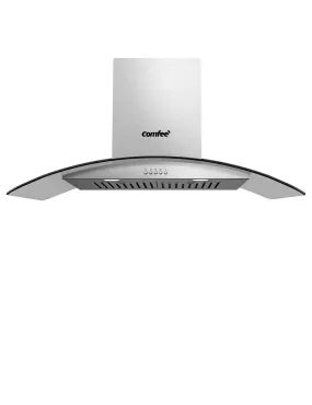 36" Curved Glass Range Hood