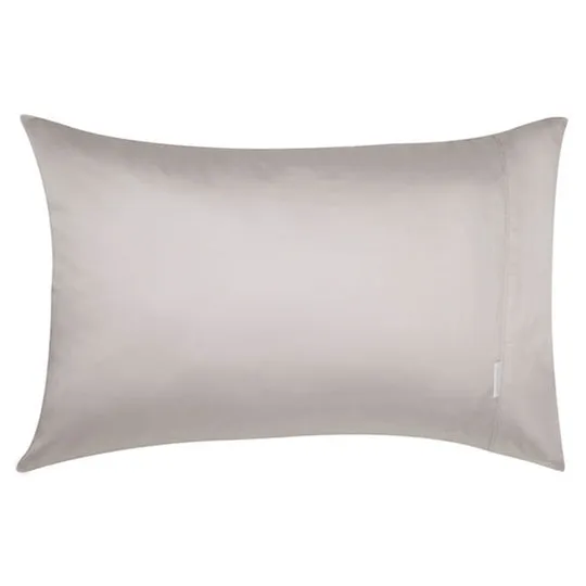 400TC Egyptian Cotton Sateen PEWTER Standard Pillowcase by Logan and Mason Platinum