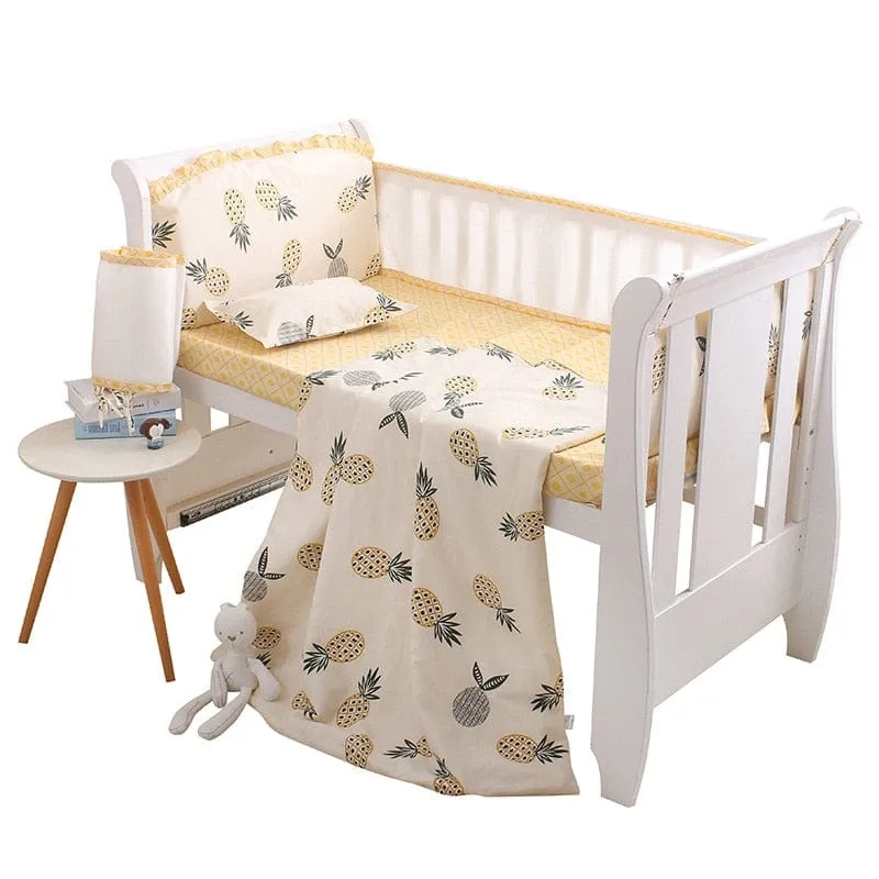 5 PC Set Baby Crib Bedding Sets - Little Carrot