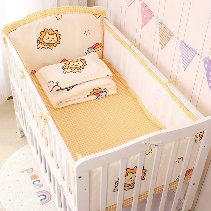 5 PC Set Baby Crib Bedding Sets - Little Carrot