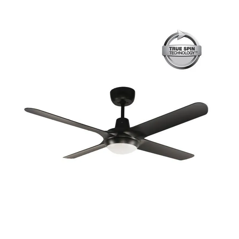 50" (1250mm) Spyda AC Ceiling Fan w/ 4 Blades and CCT LED Light Available in Different Colours