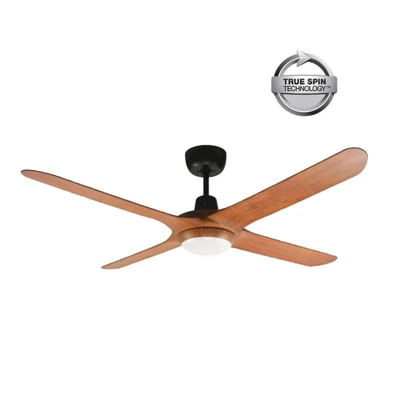 50" (1250mm) Spyda AC Ceiling Fan w/ 4 Blades and CCT LED Light Available in Different Colours