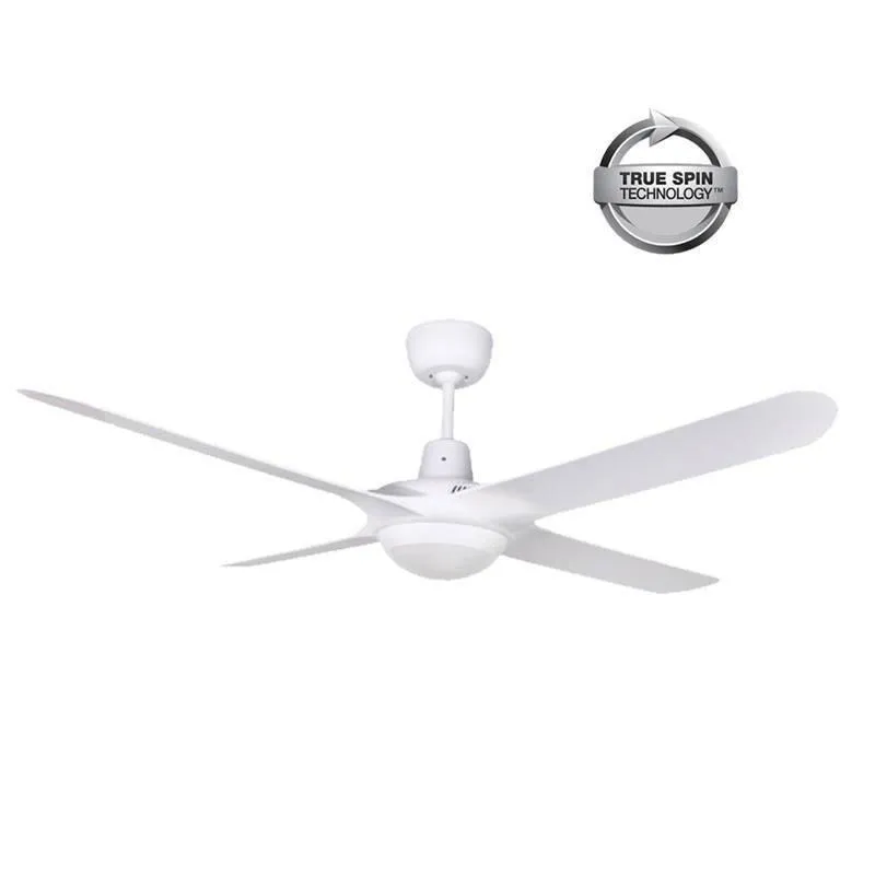 50" (1250mm) Spyda AC Ceiling Fan w/ 4 Blades and CCT LED Light Available in Different Colours