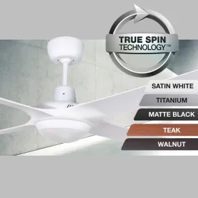 50" (1250mm) Spyda AC Ceiling Fan w/ 4 Blades and CCT LED Light Available in Different Colours