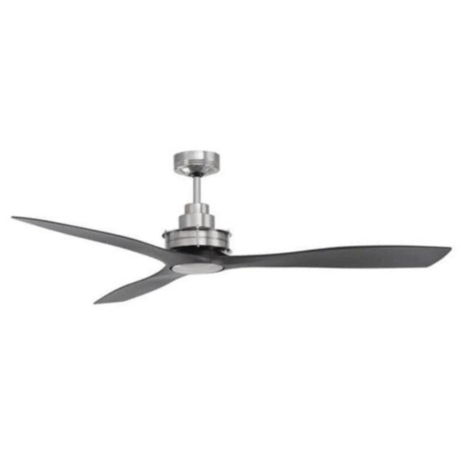 56" Clarence AC Ceiling Fan Brushed Chrome, Oil Rubbed Bronze, White FC760143 Mercator Lighting