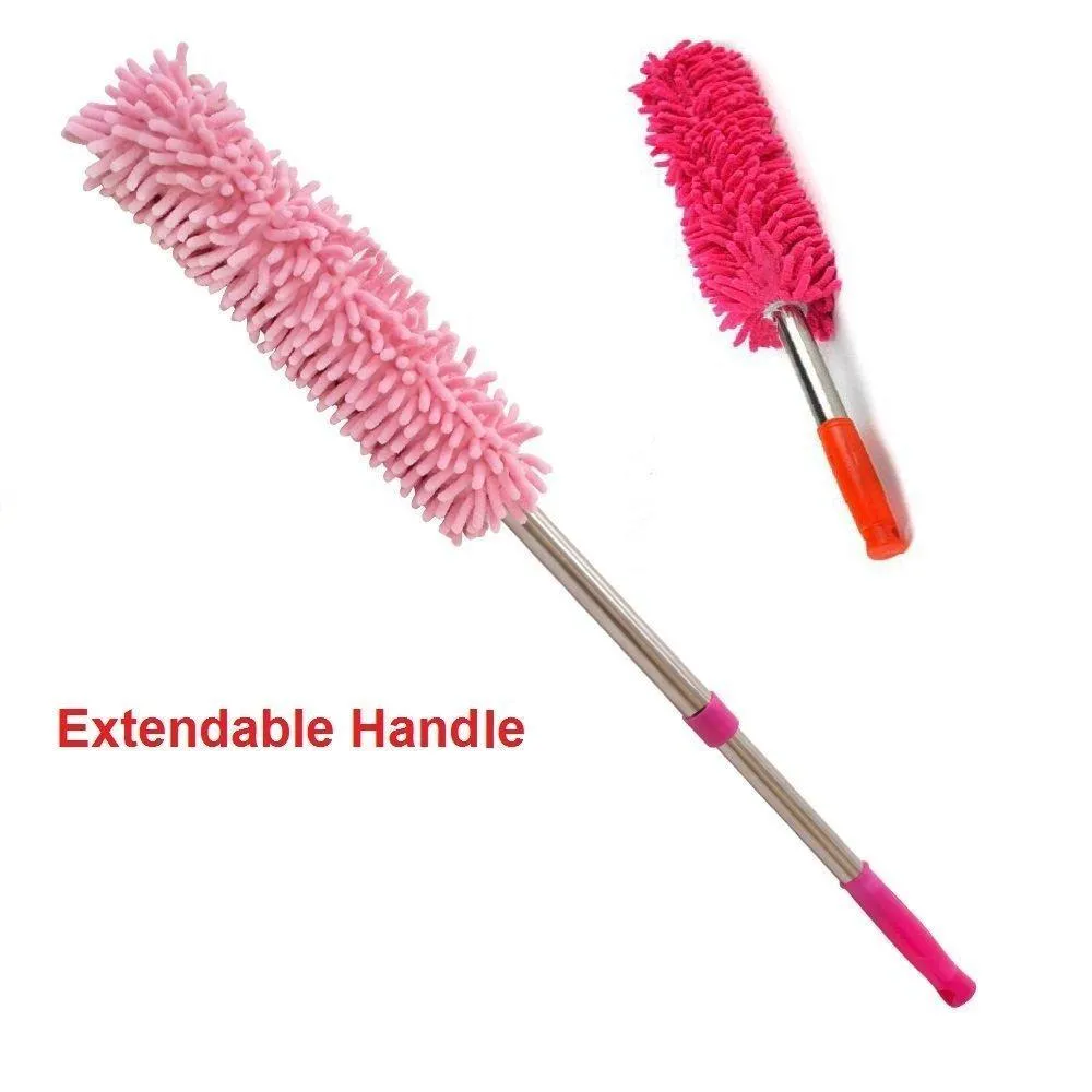 707 Multipurpose Microfiber Cleaning Duster With Extendable Telescopic Wall Hanging Handle