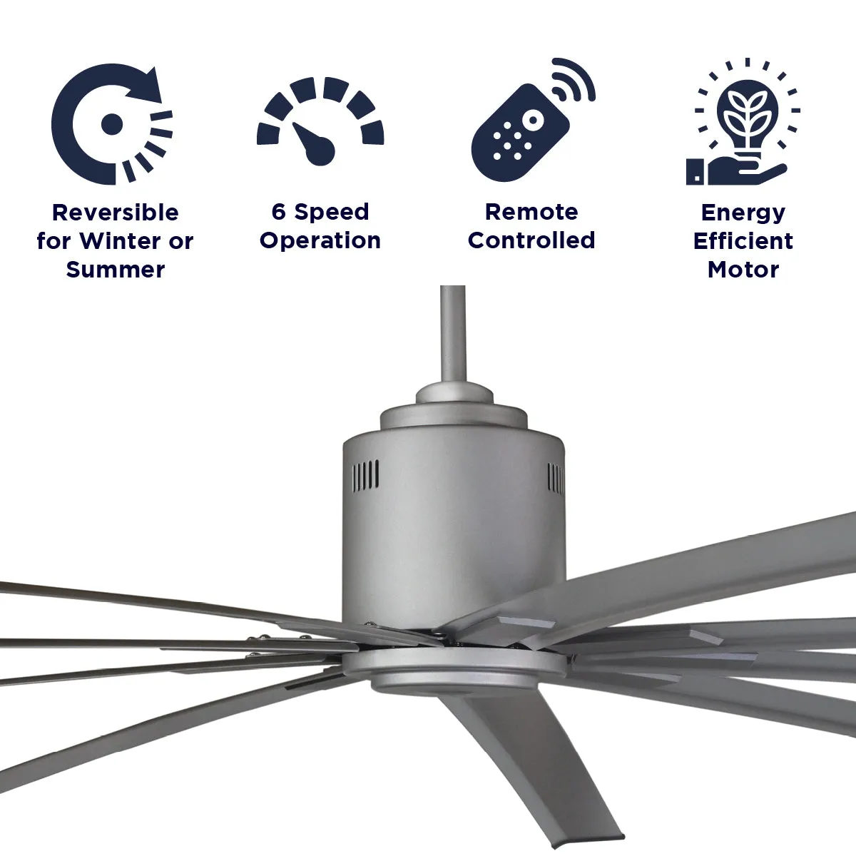 96 In. Indoor 6-Speed Ceiling Fan