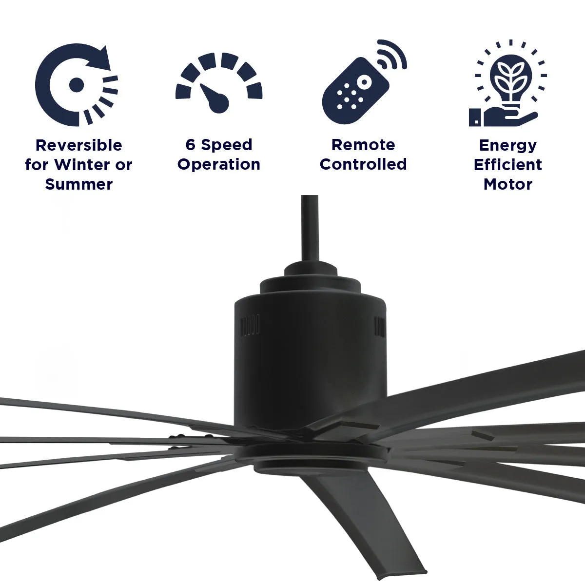 96 In. Indoor 6-Speed Ceiling Fan