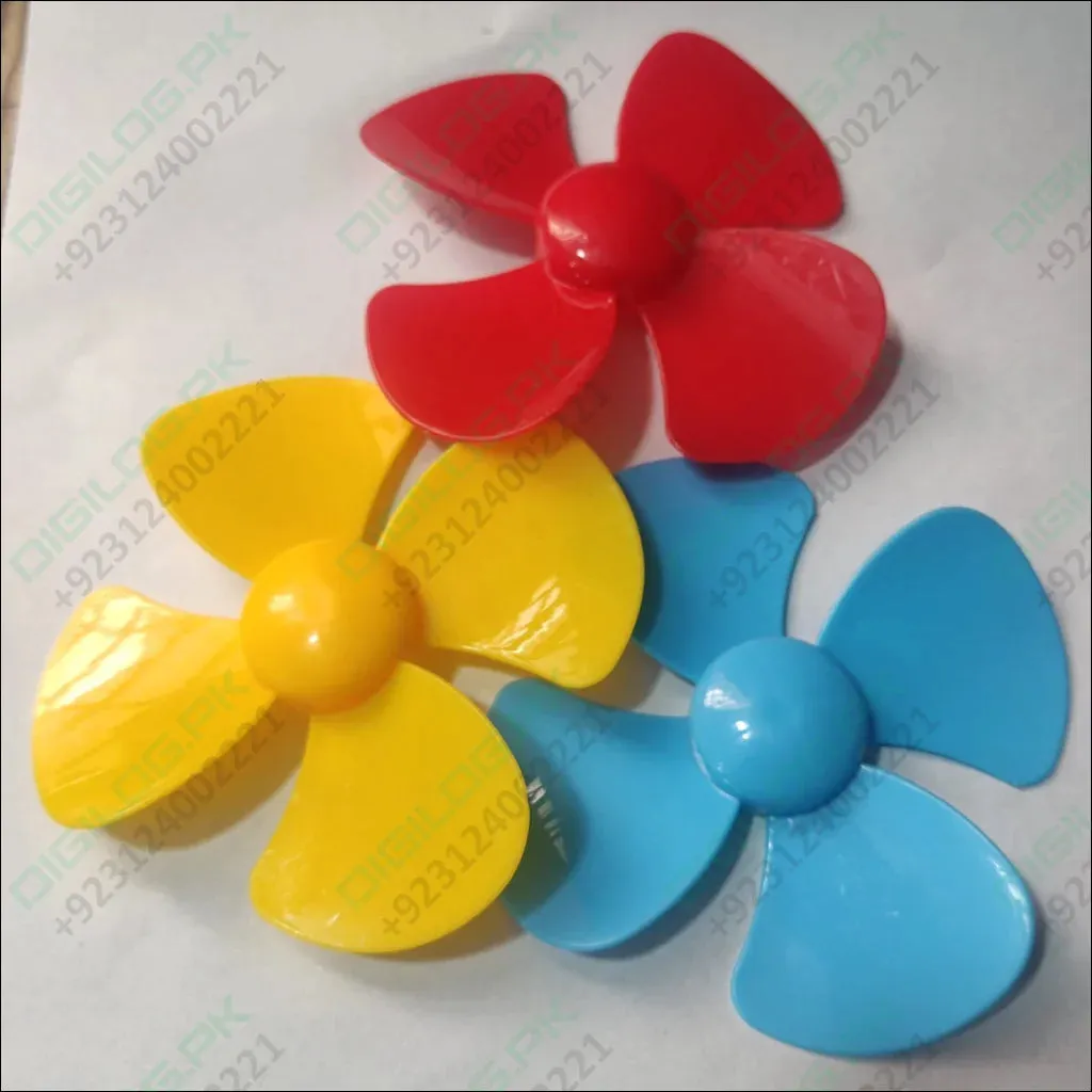 98 Mm 4 Blade Hard Plastic Fan Propeller Fan Wing Fan Blade Fan Par For 3v 5v 6v 9v 12v Motors