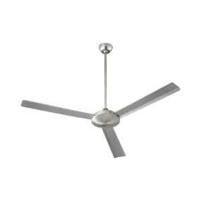 AEROVON 60" DAMP CEILING FAN- SATIN NICKEL