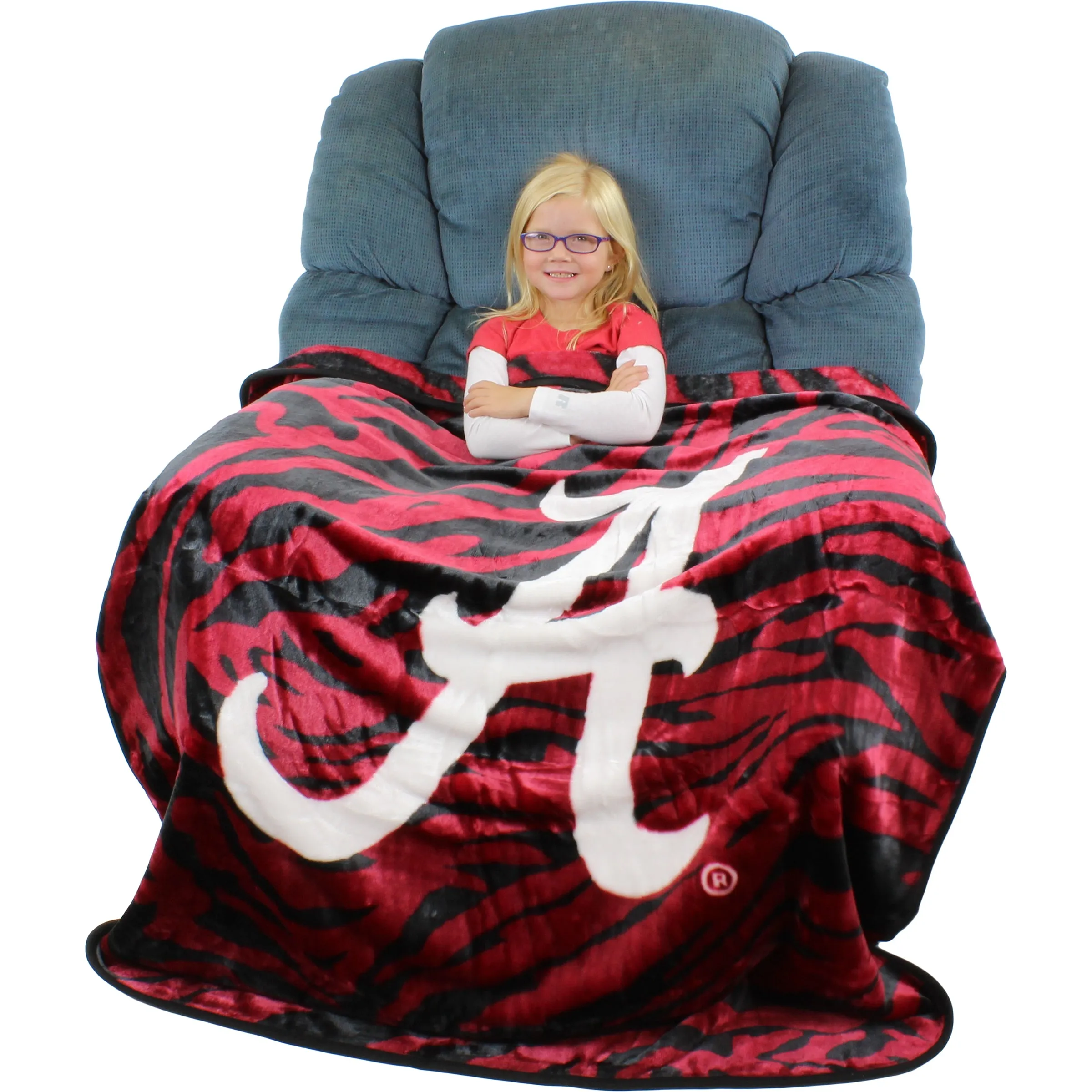 Alabama Crimson Tide Raschel Throw Blanket, 50" x 60"