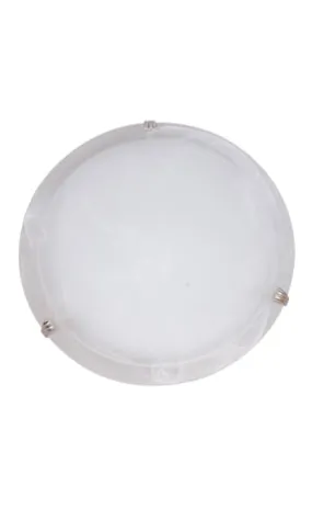 Alabaster Ceiling Light 300mm & Set of 3 Clips