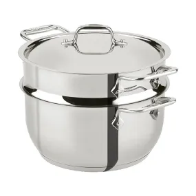 All-Clad Stainless Steel 5 Qt Steamer Pot with Insert