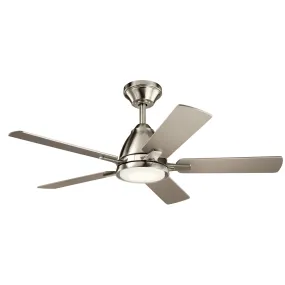 Arvada 44" LED Ceiling Fan in Brushed Stainless Steel