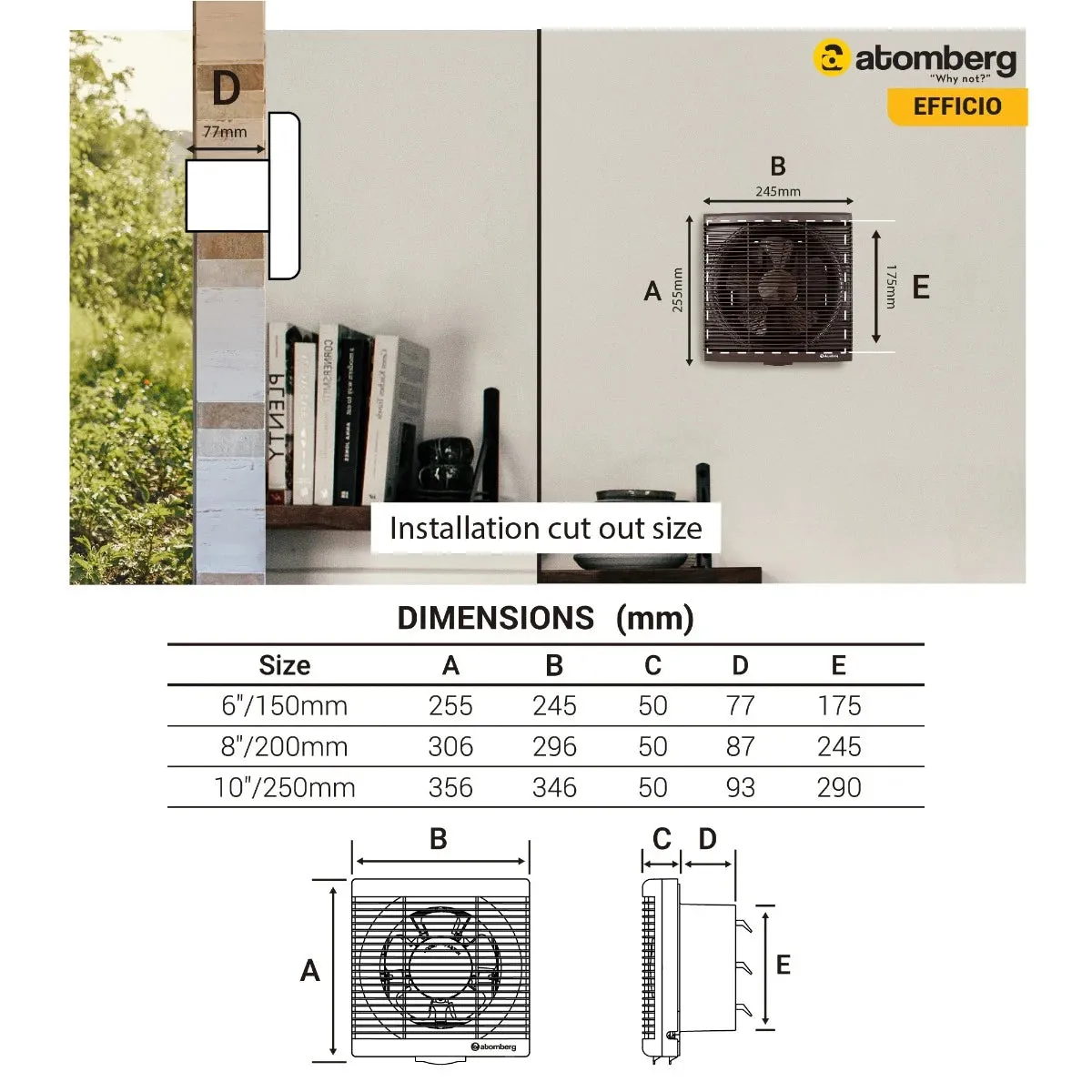 Atomberg Efficio Exhaust Fan