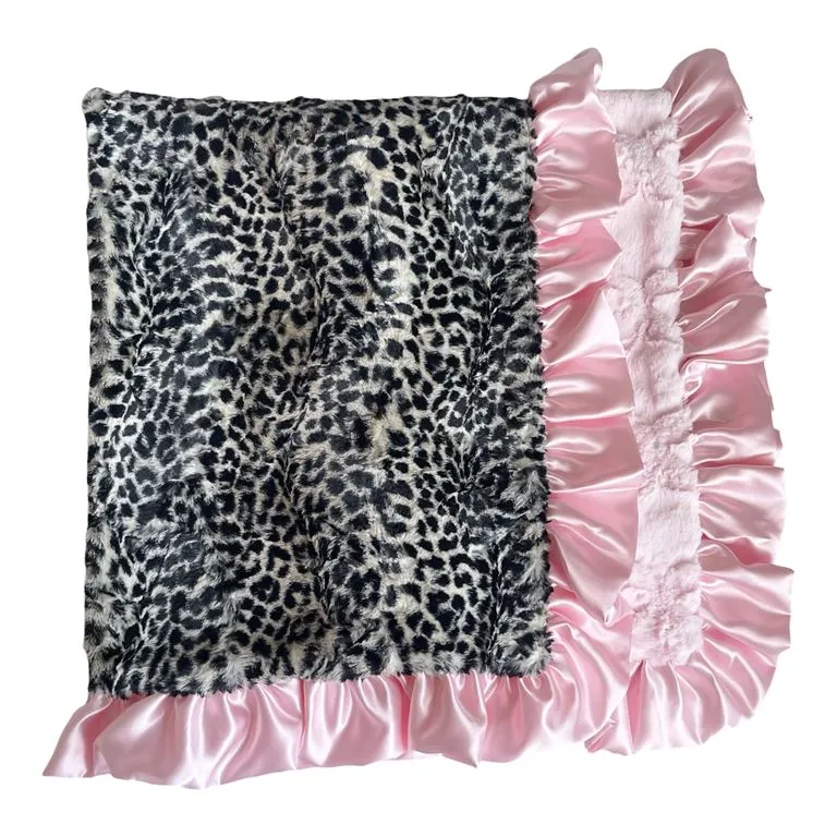 BABY PINK CHEETAH BLANKET