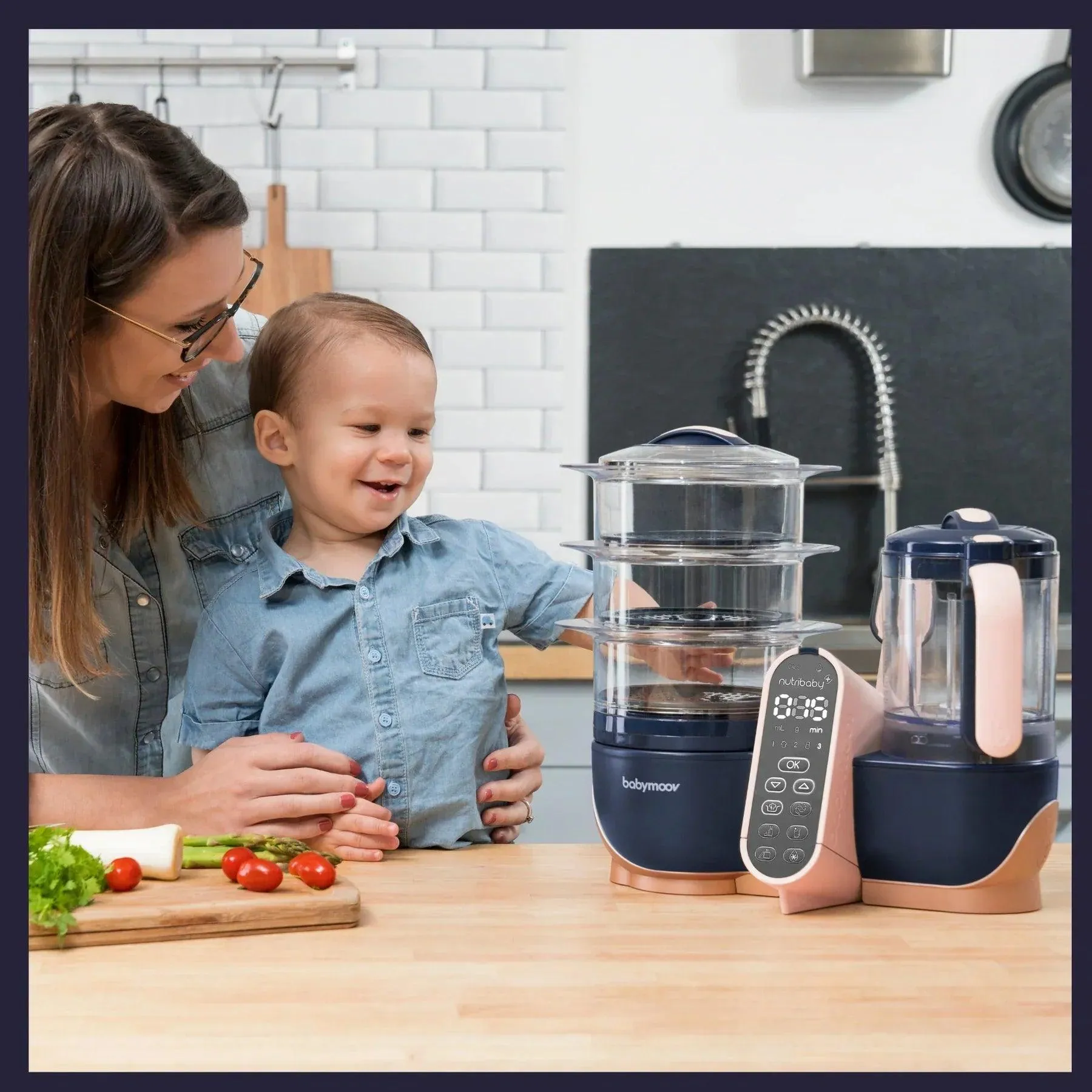 Babymoov Nutribaby  XL with FREE Babybowls Multiset