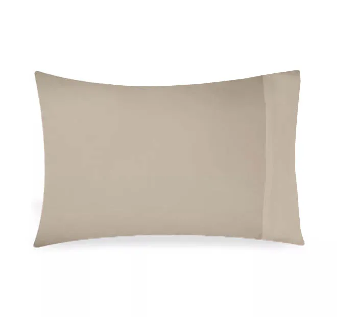 Bamboo Eco 400THC Cotton Queen Pillowcase Stone