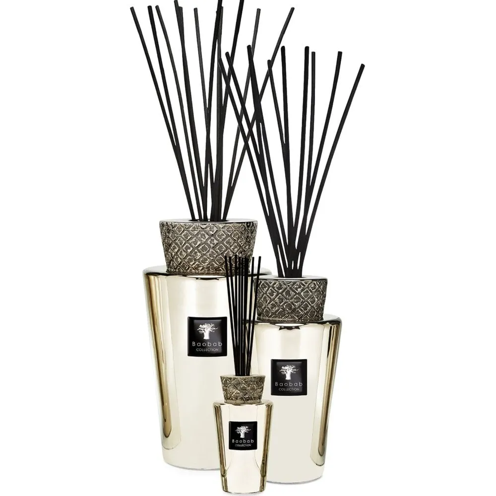 Baobab Collection Medium Totem Platinum Luxury Bottle Reed Diffuser 2000ml