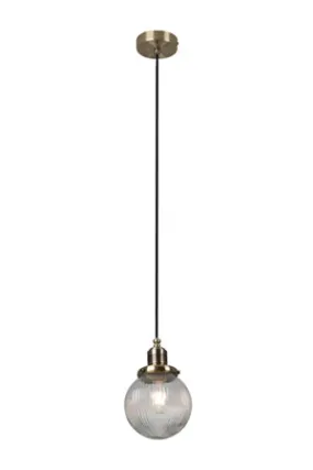 Barcelona Pendant 155Mm Clear Glass