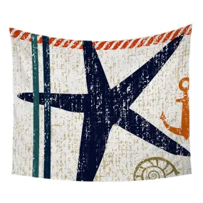 Beachy Starfish Tapestry