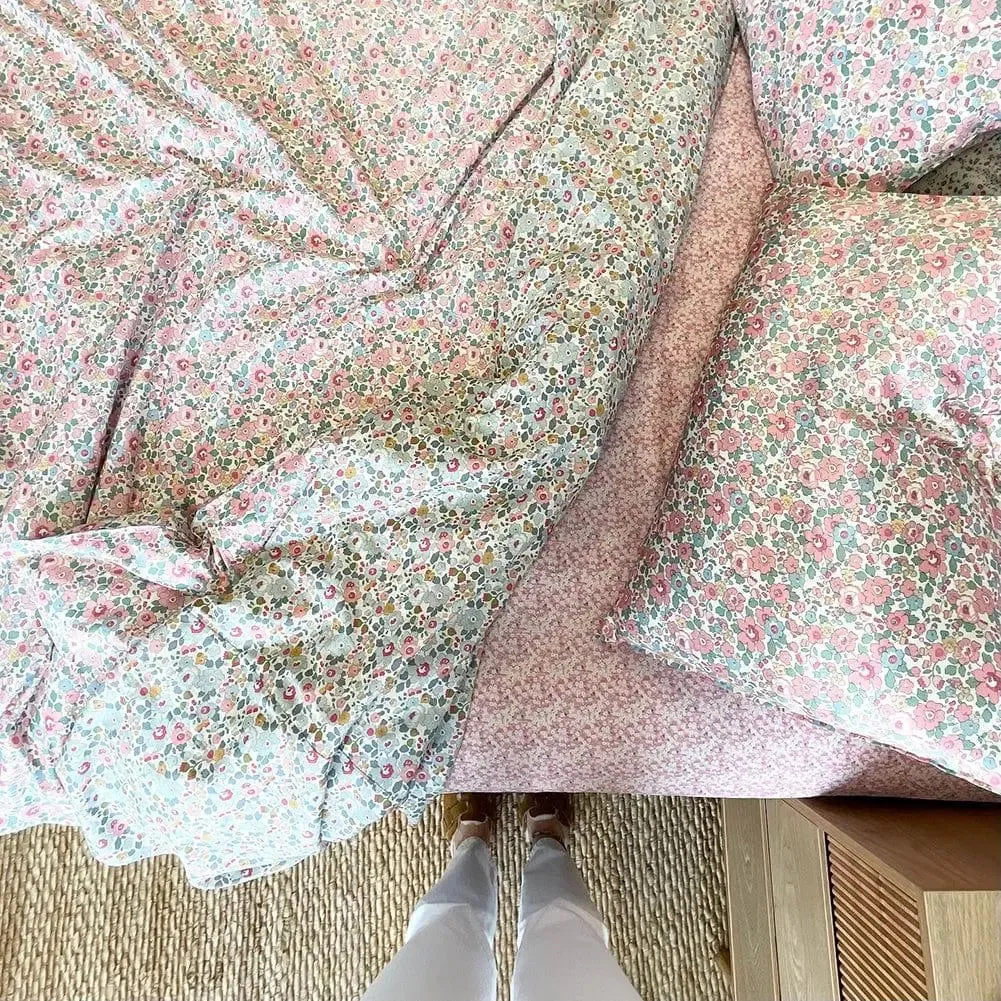 Bedding Made With Liberty Fabric BETSY CANDY FLOSS