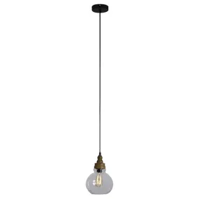 Bijou Pendant 190Mm Clear Glass