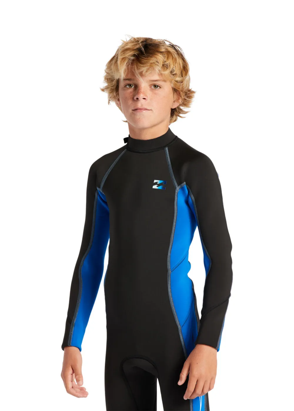 Billabong 3/2mm Boys Absolute FL Back Zip Steamer