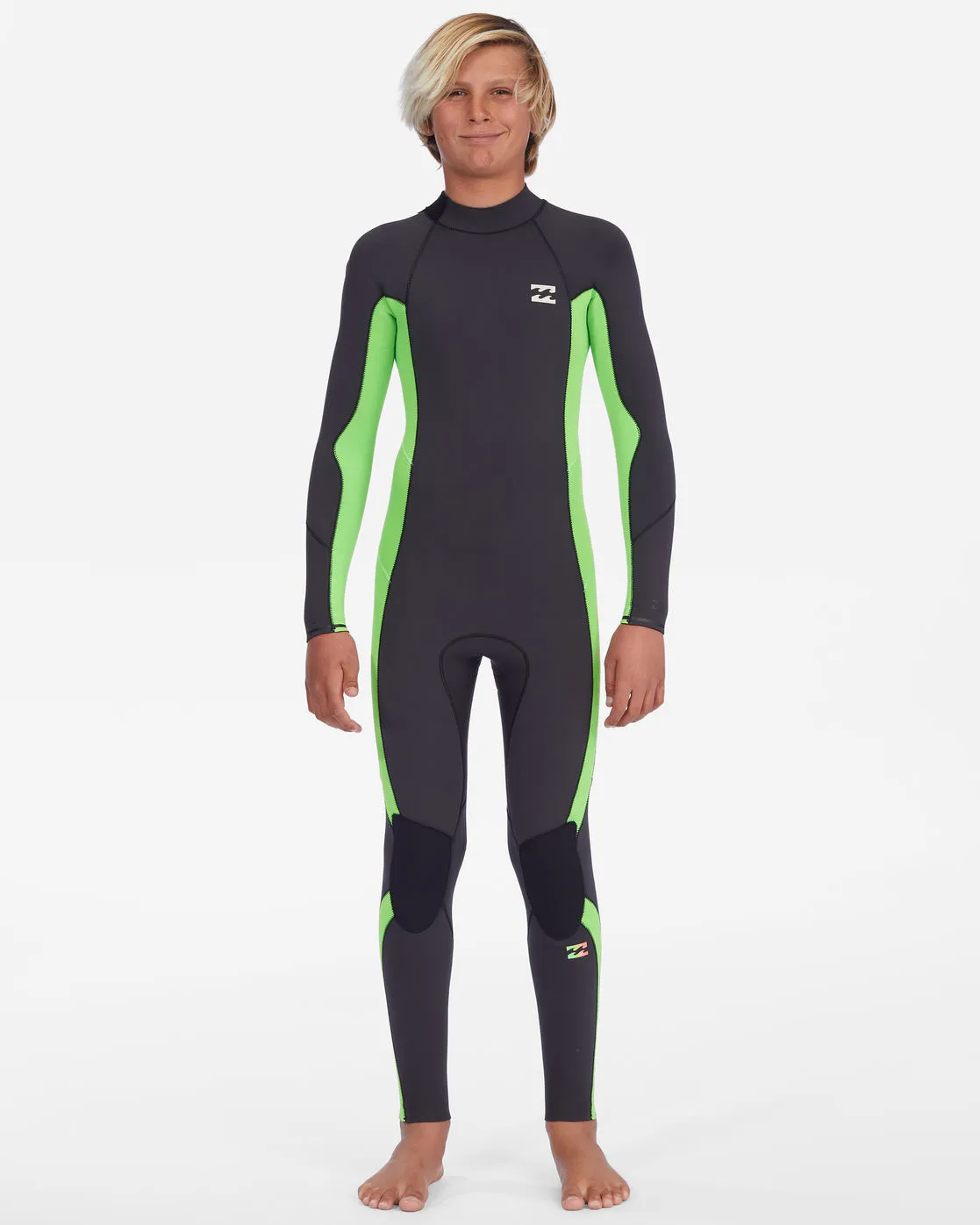 Billabong Boy's 4/3 Absolute Back Zip Full Wetsuit