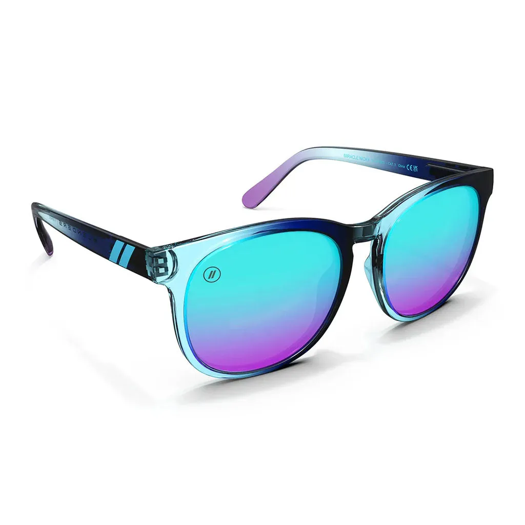 Blender Sunglasses - H-Series - Miracle Nicky - Polarized Purple/Blue Mirrored