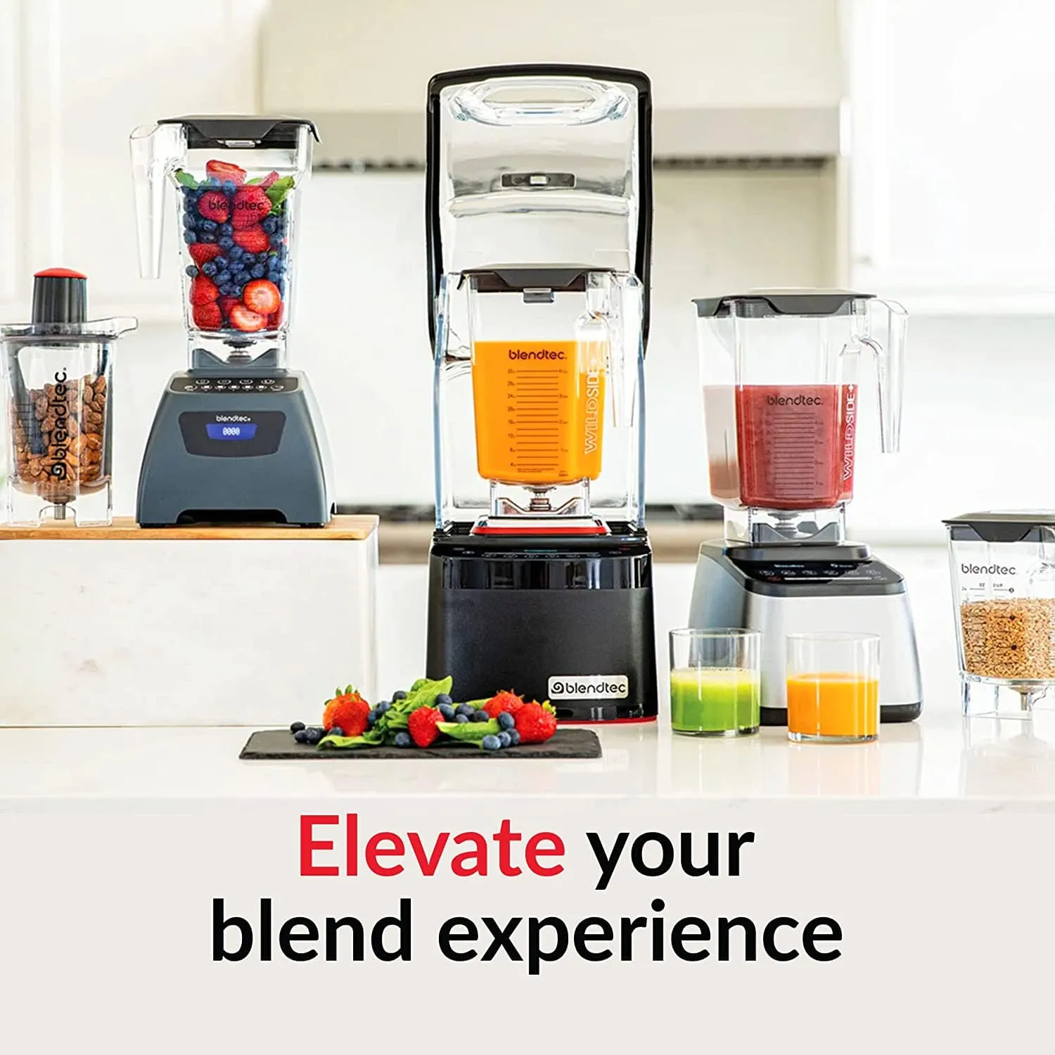 Blendtec Professional 800 Stealth WildSide  Blender, Black - Certified Refurbished