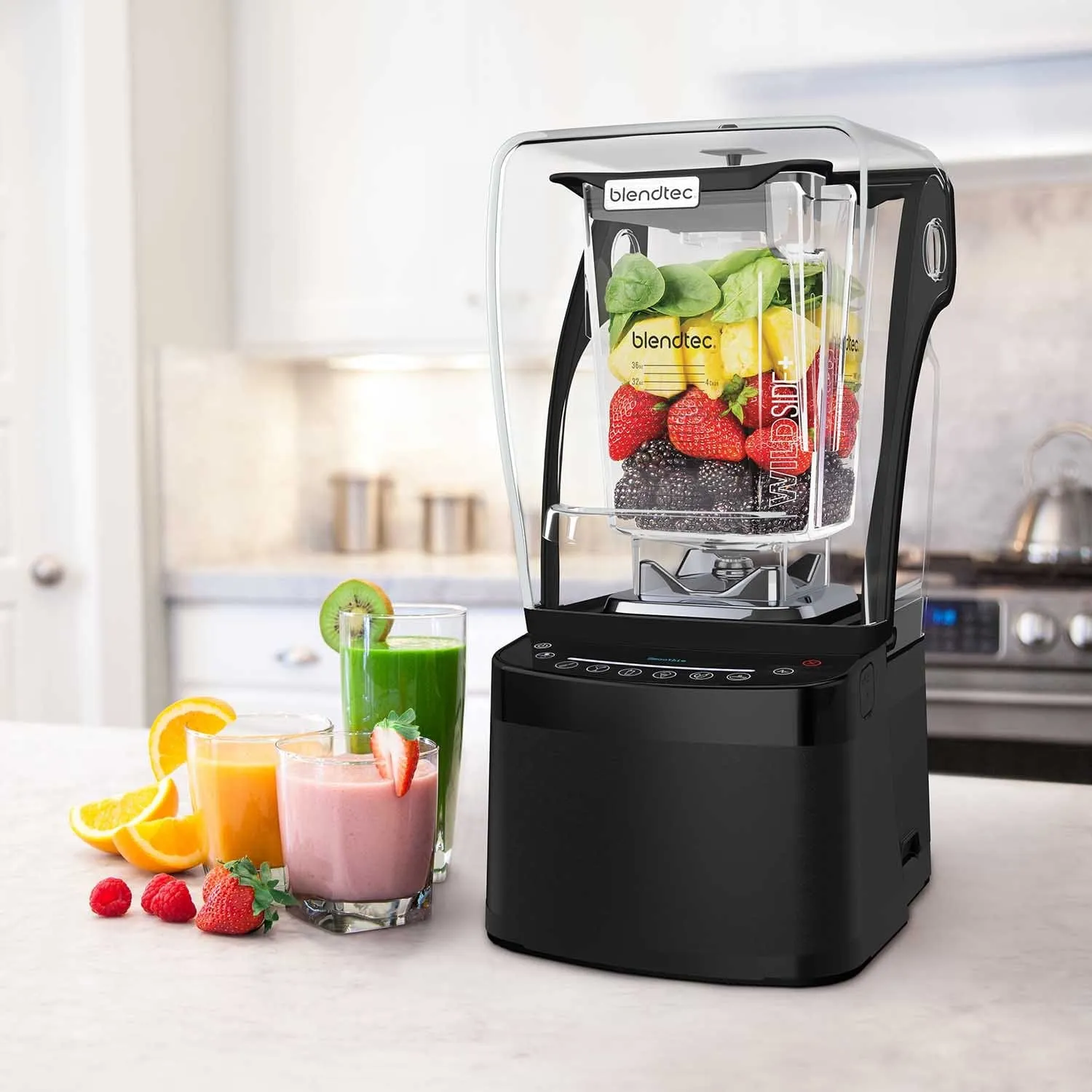 Blendtec Professional 800 Stealth WildSide  Blender, Black - Certified Refurbished