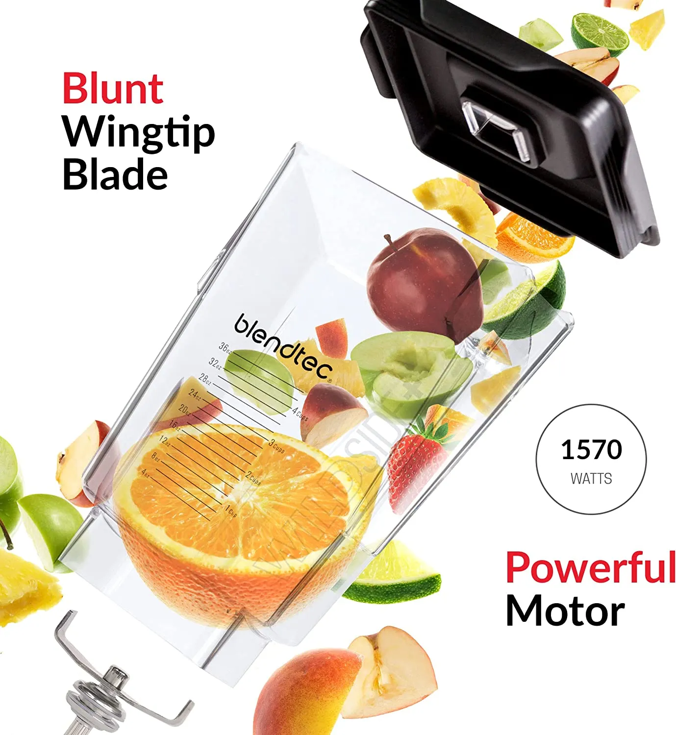 Blendtec Professional 800 Stealth WildSide  Blender, Black - Certified Refurbished