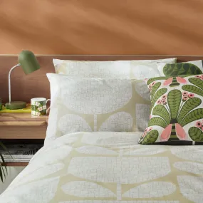 Block Garden Bed Linen Set - Cream