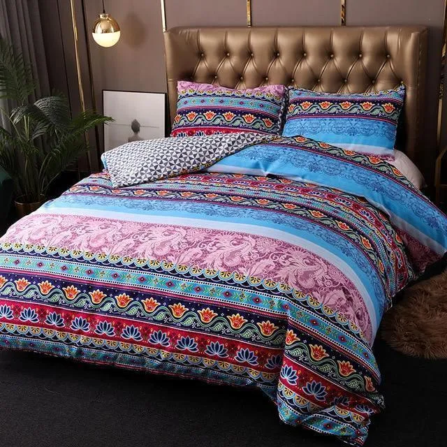 Bohemia Ethnic Style Duvet Cover Set Retro Classic Bedding Sets