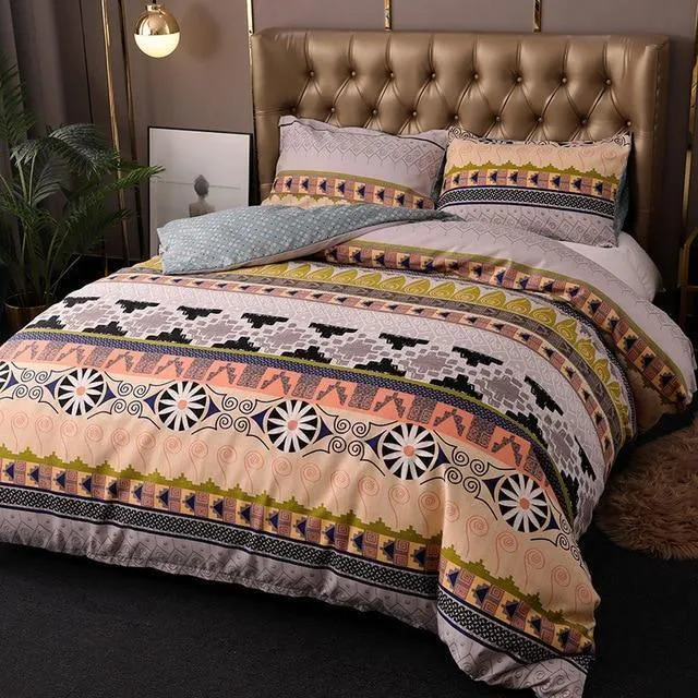 Bohemia Ethnic Style Duvet Cover Set Retro Classic Bedding Sets